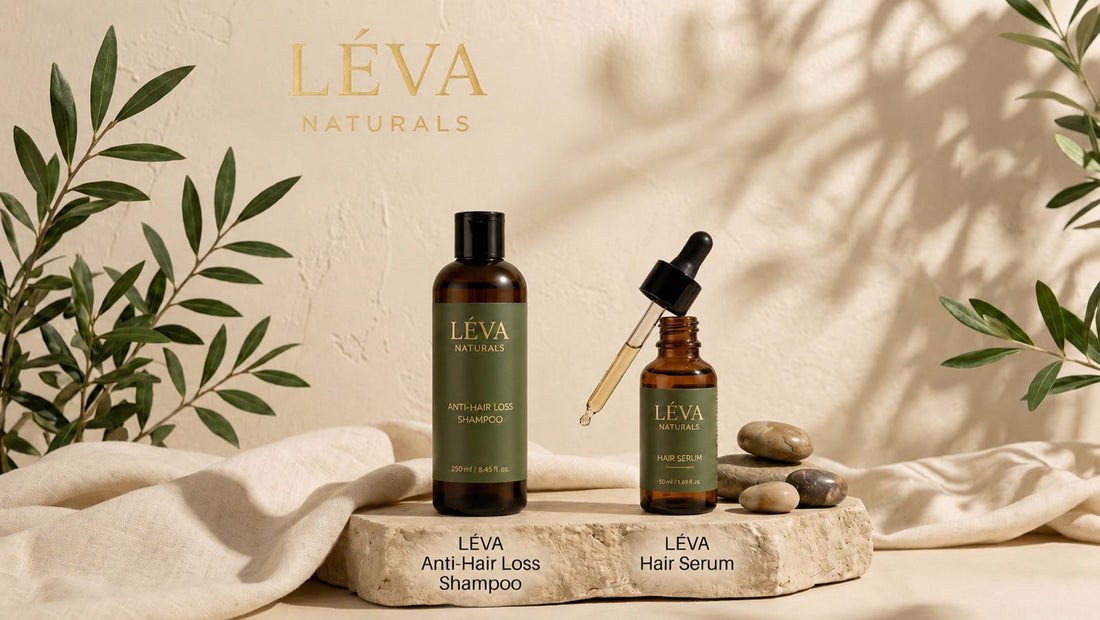 Leva Natural أسرار العناية و علاج الشعر المتساقط مع شامبو وسيرم
