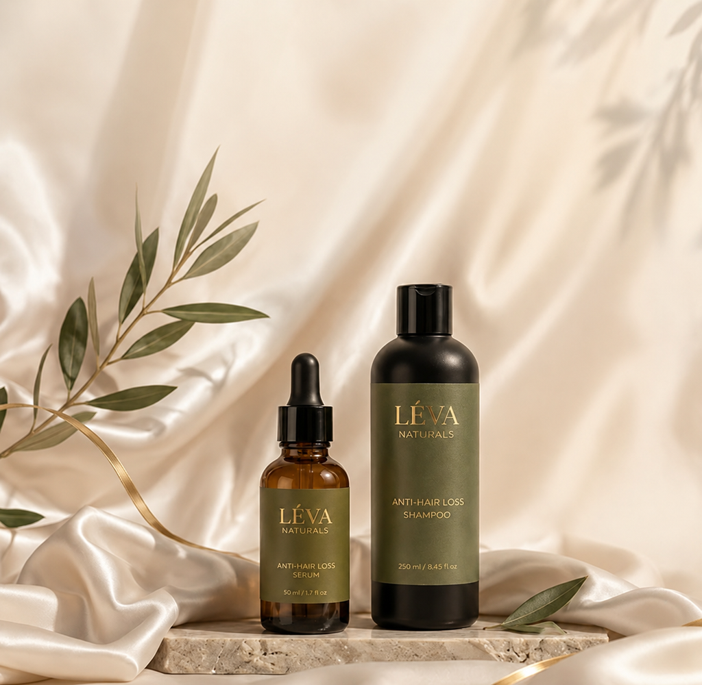shampoo and serum