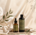 shampoo and serum