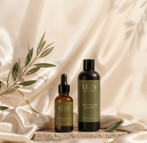 shampoo and serum